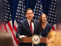 Rubio and Israeli leaders condemn Macron as France recognizes a Palestinian state.webp