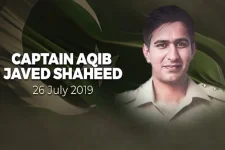 Awaran Turbat honors Captain Aqib Javed on the sixth anniversary of his sacrifice.webp
