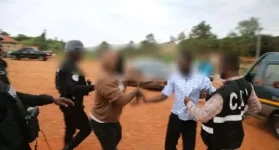 Police arrest 27 in Ankaase Gyadam raid, seize excavators in anti-galamsey drive.webp