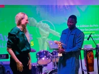 Sankulleh Janko of Gambia claims inaugural ECOWAS radio prize.webp