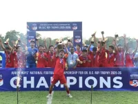 Manipur ends 25-year wait, defeats West Bengal 3-0 for Junior Boys' football crown.webp