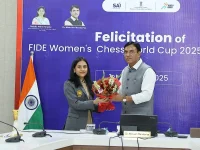 Divya Deshmukh and Koneru Humpy feted after historic all-India chess final in Batumi.webp