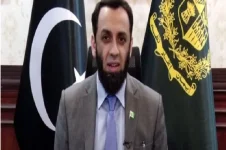 Information Minister Tarar mourns with PTV's Namood Muslim.webp