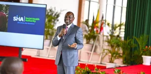 Ruto's SHA project decrees free care, threatens fraudsters.webp