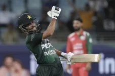 Haris fires as Pakistan crush Oman by 93 to set up India showdown in Dubai.webp