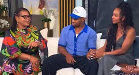 Jonathan Majors's mom officiates his PR marriage to Meagan Good.webp
