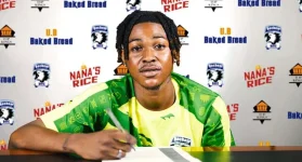 Bechem striker Mohammed Aminu shrugs off critics, vows league domination.webp