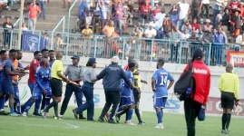 Police shield Sibanda as angry Dynamos fans erupt after Triangle draw.webp