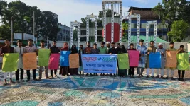 Panchagarh youths storm streets, demand rescue for dying rivers.webp