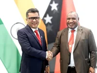 India greets PNG at 50 as Margherita meets Marape in Port Moresby.webp