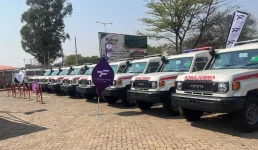 Wicknell Chivayo gifts $900k ambulances to hospitals for Mnangagwa's birthday.webp