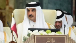 Qatar emir says Israeli Doha strike derails talks.webp