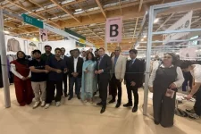 Ambassador Mumtaz Zahra opens Pakistan Pavilion at Texworld Paris.webp
