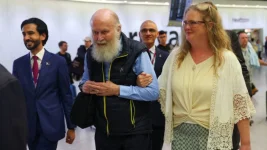 Peter and Barbie Reynolds, freed by the Taliban, return to the UK.webp