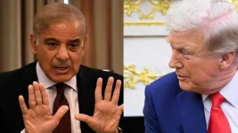 Shehbaz meets Trump at the UN in New York with Muslim bloc leaders.webp