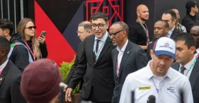 Kagame burns rubber in Baku, eyes Rwanda F1 in 2027.webp