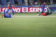 Bangladesh drops the ball, India spinners feast in Dubai.webp