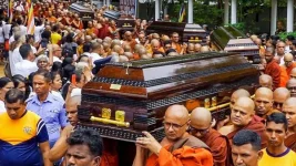 Cable crash slays eight monks in Sri Lanka.webp
