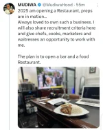 Mudiwa Hood Set to Launch Trendy Restaurant in 2025.webp