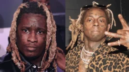 Young Thug, Lil Wayne trade bullets for verses.webp