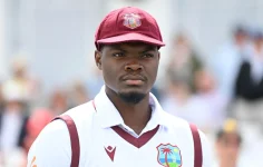 West Indies fast bowler Joseph ruled out of India tests with a back injury.webp