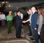 Min Aung Hlaing lands in Nay Pyi Taw with a jet full of generals and glad-handers.webp