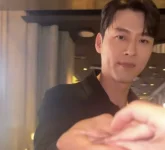 Hyun Bin dodges fan heart, wife approves.webp