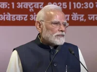 Modi crowns RSS at 100, drops Bharat Mata coin.webp