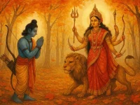 Vijayadashami links Durga Puja to Ram's victory.webp