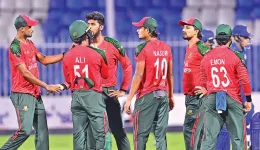 Bangladesh crushes Afghanistan dreams in Sharjah.webp