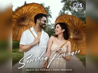 Aparshakti Khurana sings as Barkha Singh dances.webp