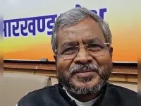 Marandi scribbles swadeshi slogans on Ranchi wall.webp