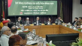 CEC Nasir Uddin vows fair national polls in Dhaka talks.webp