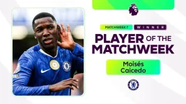 Caicedo crowned Premier League week seven king at Stamford Bridge.webp