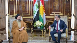 Barzani, al-Hakim push oil law, election unity in Erbil.webp