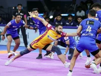 Bharat Hooda powers Telugu Titans to 46-29 win over Haryana Steelers.webp