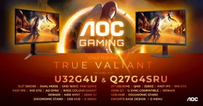 AOC launches dual-mode UHD monitor and QHD 320Hz model.webp