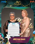 Dr. Joy Spence honored with JMEA Icon Award at gala.webp