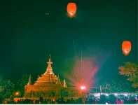 Bagan sees a surge in visitors during the Thadingyut festival, boosting the local economy.webp