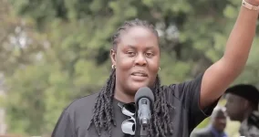 Winnie Odinga recalls a bull chase in Migori village.webp