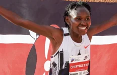 Ruth Chepngetich was banned for three years for doping in the Chicago marathon scandal.webp