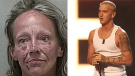 Woman claims Eminem is her husband, skips diner bill.webp