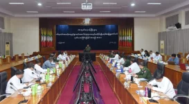 Myanmar defence minister chairs ex-military jobs meeting.webp