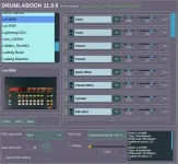 Peter Semiletov updates Drumlabooh to v11.1.0 with bug fixes and optimizations.webp