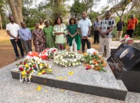 Charlene Ruto visits Raila's grave in a shocking display.webp