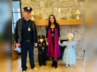 Preity Zinta celebrates Halloween with kids, no costume this year.webp