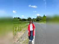 Farah Khan enjoys a magical day at Hobbiton in New Zealand.webp