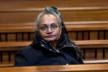 Khumalo says the media ignores Boomgaard's life sentence.webp