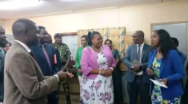 Madalitso Baloyi inspects drug management at KCH Lilongwe.webp