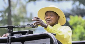 Museveni pledges Bududa–Bubulo road at rally in Bududa.webp